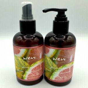 WEN Summer Pink Lemonade Duo: replenishing treatment mist & styling creme, NEW